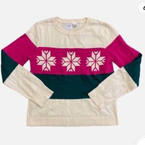 NWT GAP Kids Girl's Soft Knit Crewneck Long Sleeve Fashion Sweater